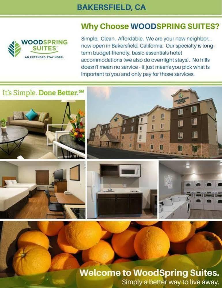 Woodspring Suites Bakersfield East Exterior foto